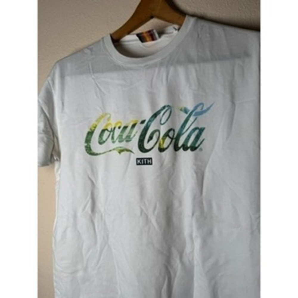 Coca Cola Kith Collab T Shirt, Small, White‎ Tee, Limited Edition